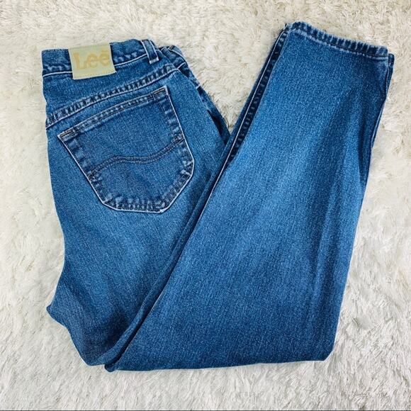 Vintage Lee Mom Hi Waist Jeans  Sz 12 P 31” waist - Picture 1 of 6